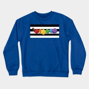 Pride Dice Straight Ally Flag Crewneck Sweatshirt